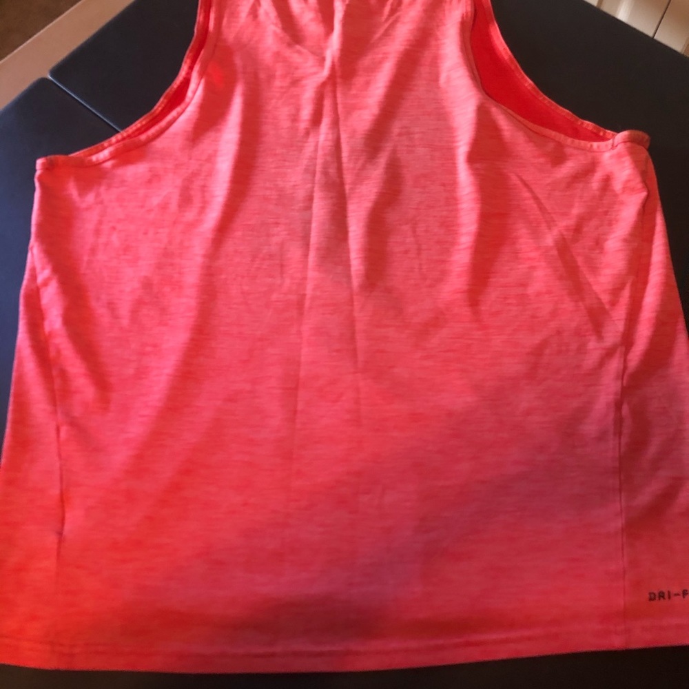 Nike XL tank top . Punch color Dri fit